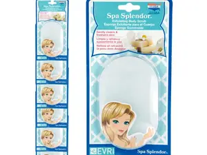 Bulk Buys HW978 - Spa Splendor Exfoliating Body Scrub Clip Strip - 6 Pack