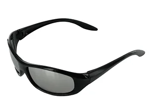 Bulk Buys HX114 - Durable Black Sportsman Sunglasses with UV Protection