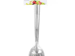 Bulk Buys HX148 - Durable Clear Plastic Serving Utensils Set - 4 Pieces