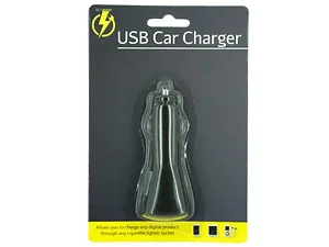Bulk Buys HX188 - Compact USB Car Charger with Rapid Charging Capability