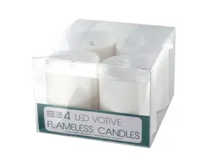 Bulk Buys HX201 - LED Votive Flameless Candles Set