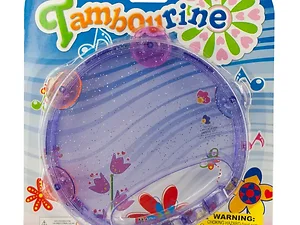 Bulk Buys HX150 - Sparkling Glitter Musical Tambourine for Kids