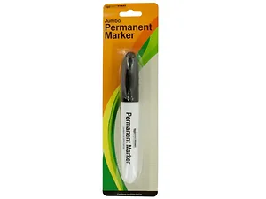 Bulk Buys HX300 - Oversized Black Jumbo Permanent Marker for Bold Writing