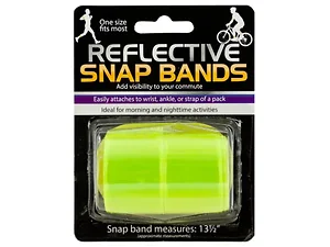 Bulk Buys HX313 - Reflective Snap Bands Set