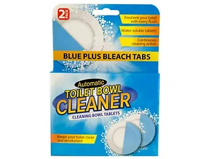 Bulk Buys HX170 - Continuous Clean Toilet Bowl Tablets with Bleach