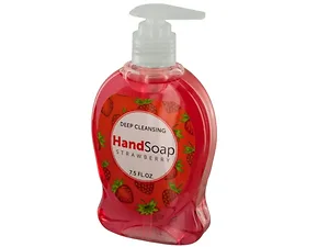 Bulk Buys HX176 - Strawberry Scented Hand Soap with Pump - 7.5 oz
