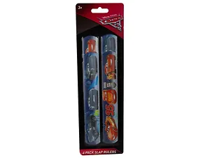 Bulk Buys JE208 - Disney Cars Slap Bracelets - Lightning McQueen & Jackson Storm