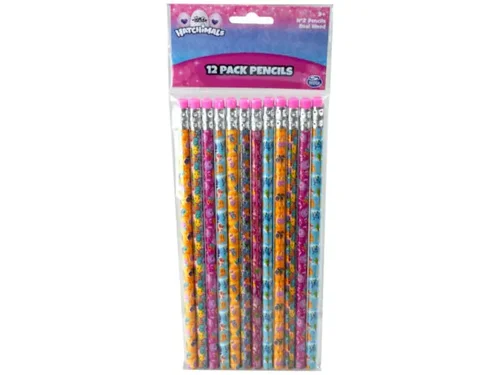 Bulk Buys JE211 - Hatchimals Character 12 Pack of Pencils for School