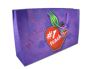 Bulk Buys PB377 - Inspirational Teacher Gift Bags - Set of 4