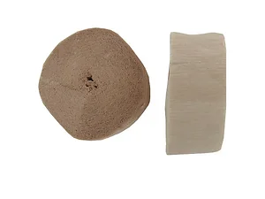 Bulk Buys PB077 - Elegant Beige Crepe Paper Streamers - 2 Rolls