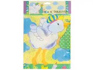 Bulk Buys PB126 - Colorful 54x72 Baby Table Cover for Parties and Events