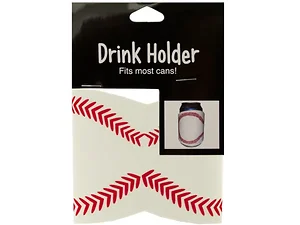 Bulk Buys PA769 - Customizable School Spirit Baseball Drink Holder