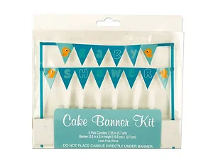 Bulk Buys PA804 - Lil Quack Birthday Cake Banner Kit for Celebrations