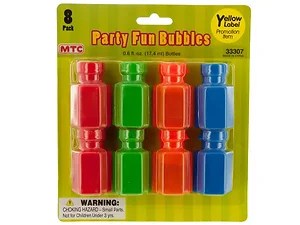 Bulk Buys PA833 - Colorful Bubble Party Favors Set for Kids