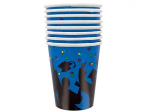 Bulk Buys PA898 - Graduation Celebration Silhouette Cups Set