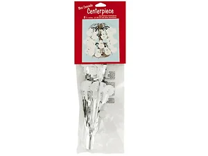 Bulk Buys PA962 - Delightful Snowman Mini Cascade Table Centerpiece