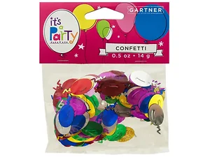 Bulk Buys PB451 - Metallic Balloon Shaped Confetti for Parties