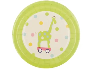 Bulk Buys PB466 - Cute Baby Animals Party Plates Set - 8 Pieces