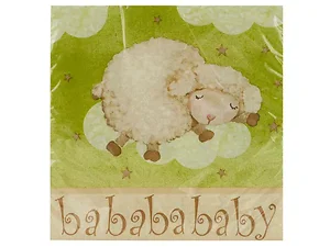 Bulk Buys PB349 - Ba Ba Baby Shower Luncheon Napkins - 16 Pack
