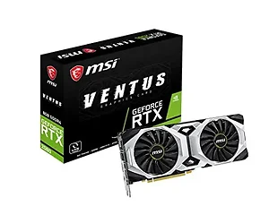 Msi RTX 2080 VENTUS 8G - Video Card G2080V8 RTX 2080 VENTUS 8G GeForce RTX 2080 8GB 256Bit DisplayPort/HDMI/USB-C PCI Express Retail