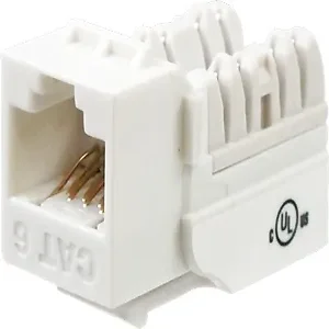 Wavenet WAV-6EKSJWH-SPK - 25 Pack of White CAT6 Keystone Jacks
