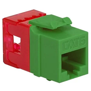 Cablesys ICC-IC107F6CGN - High-Performance Cat 6 Keystone Jack - 25 Pack - Green