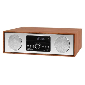 Innovative Technology INN-VS-120-MPL - Victrola Bluetooth Wooden Micro System with CD and FM Radio