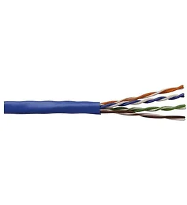 Wavenet WAV-CAT5-CMR-BL - 1000 FT Blue Cat5E CMR High-Performance Ethernet Cable