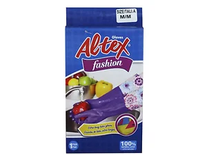 Bulk Buys KL829 - Stylish Extra Long Medium Cleaning Gloves - Yellow