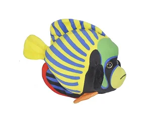 Bulk Buys DD314 - Wild Republic Sea Critters Plush Angelfish Toy