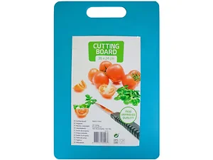 Bulk Buys HX486 - Colorful Reversible Plastic Cutting Board with Handle