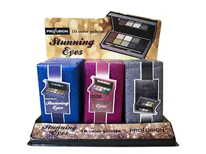 Bulk Buys MK297 - Profusion Stunning Eyes 10-Color Eyeshadow Palette - Counté