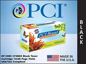 Pci CF360X-PCI - BRAND ECO-FRIENDLY SUSTAINABLE HP 508X CF360X XL BLACK TONER CARTRIDGE 12500