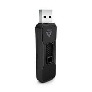 V7 VP232G - 32GB BLK FLASH DRIVE USB 2.0