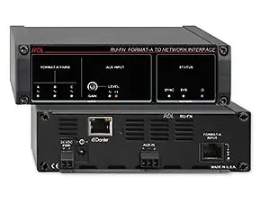 Rdl RU-FN - Dante Network Interface for Format A Inputs
