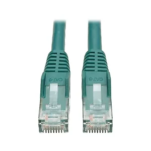 Tripp Lite 2cz995 - Cat6 GbE Gigabit Ethernet Snagless Molded Patch Cable UTP Green RJ45 M-M 35ft 35' - Category 6 for Network Device, Network Adapter, Router, Server, Modem, Hub, Switch - 128 MB-s - Patch