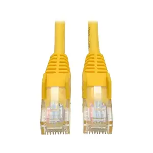 Tripp Lite da5448 - 14ft Cat5e Cat5 Snagless Molded Patch Cable RJ45 M-M Yellow 14' - Category 5e - 14ft - 1 x RJ-45 Male Network - 1 x RJ-45 Male Network - Yellow