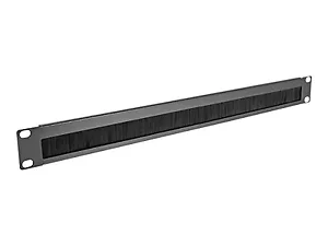 V7 4n2882 - 1U Rack Mount Cable Management Panel - Black Steel