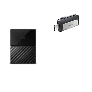 Western Digital WDBYNN0010BBK-WESN - My Passport, WDBYNN0010BBK-WESN, 1TB, USB 3.0, External Hard Drive