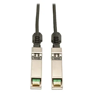 Tripp Lite N280005BK - 1.5M SFP+ 10Gbase-CU Twinax Passive Copper Cable SFP-H10GB-CU1-5M Compatible Black 5ft 5' - SFP+ for Network Device - 4.92 ft - 1 x SFF-8431 Male SFP+ - 1 x SFF-8431 Male SFP+ - Black