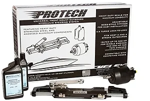 Uflex Usa CW45971 - UFlex PROTECH 2 Front Mount Outboard Hydraulic Steering System