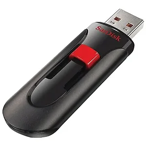 Western Digital SDCZ60032GA46 - SanDisk Cruzer Glide USB Flash Drive - 32 GB - USB 2.0 - Black, Red - Retractable, Password Protection, Encryption Support, Temperature Proof