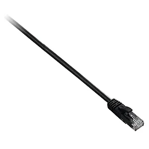 V7 V7CAT6UTP-03M-BLK-1E - CAT6 UTP Network (RJ45 m-m), Black 10ft - Category 6 for VoIP Device, Network Device - Patch Cable - 9.80 ft - 1 x RJ-45 Male Network - 1 x RJ-45 Male Network - Black