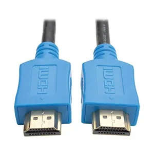 Tripp Lite P568010BL - 10ft High Speed HDMI Cable Digital A-V 4K x 2K UHD M-M Blue 10' - HDMI for Monitor, Projector, TV, iPad, A-V Receiver, Audio-Video Device, Blu-ray Player - 1...