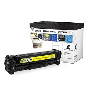 V7 V7M451Y - Remanufactured Yellow Toner Cartridge for HP CE412A (HP 305A) - 2600 page yield - Laser - 2600 Pages