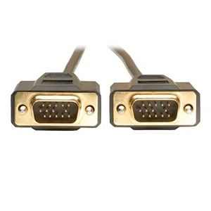 Tripp Lite P512015 - 15ft VGA Gold Cable HD15 Male to Male - Black