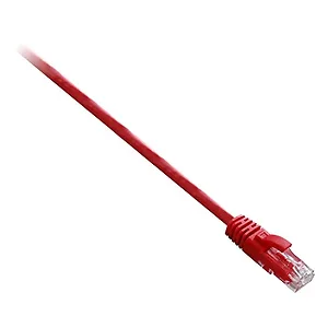 V7 V7CAT5UTP-01M-RED-1E - CAT5E UTP Network (RJ45 m-m), Red 3ft - Category 5e for Router, Hub, Patch Panel, Network Device - Patch Cable - 3.30 ft - 1 x RJ-45 Male Network - 1 x RJ-45 Male Network - Red