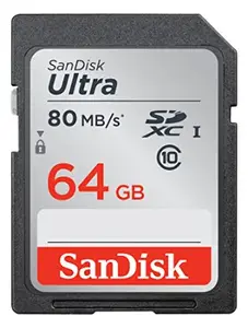 Western Digital SDSDUNC064GAN6IN - SanDisk Ultra SDHC Memory Card, 64GB, SDSDUNC-064G-AN6IN, Class 10/UHS-I