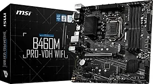 Msi B460MVDHWIFI - B460M WiFi Micro ATX Motherboard - 128GB DDR4 Support