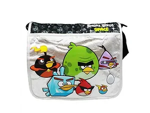 Bulk Buys BJ213 - Angry Birds Space Messenger Bag for Kids